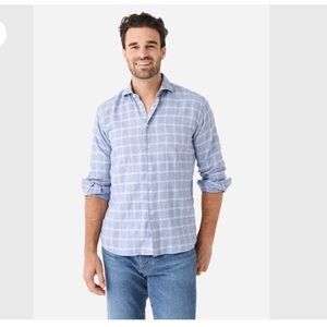 Miller Westby Men’s Sauk Button Down Long Sleeve Cotton Wool Blend Plaid Shirt M